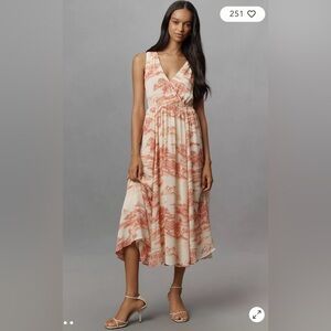 NWT $248 Reformation Farah Sleeveless V-Neck Midi Dress 4